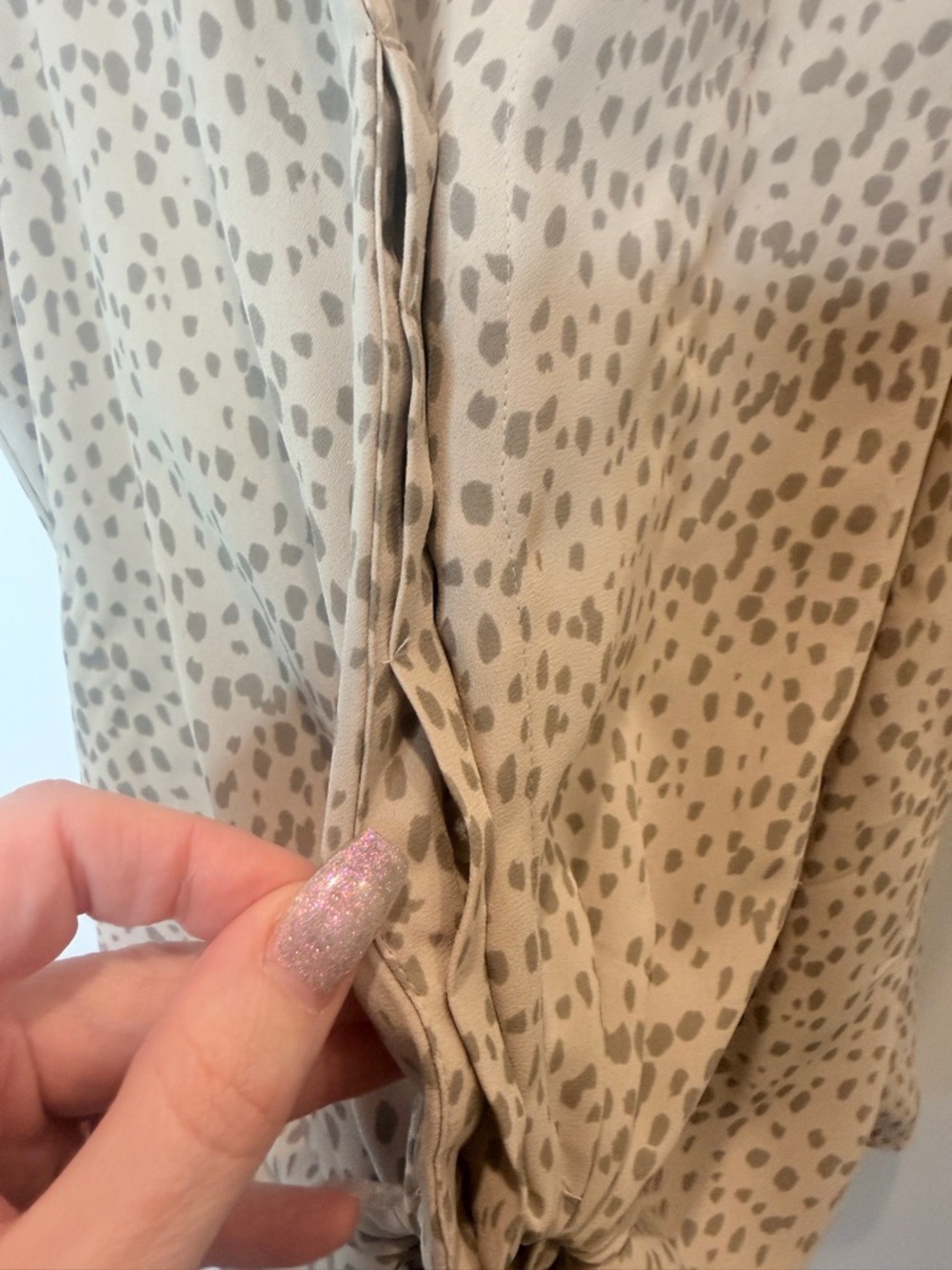 Express Sleeveless Cheetah Print Tie-Waist Button-Down Blouse Size S Y2K - Picture 4 of 4
